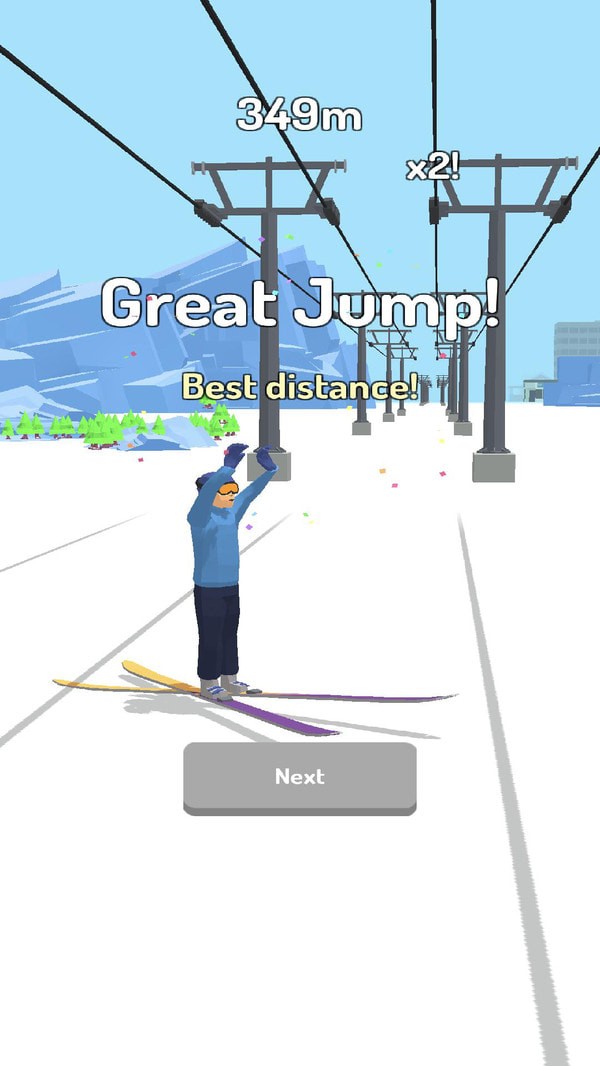 跳台滑雪3D-游戏截图1