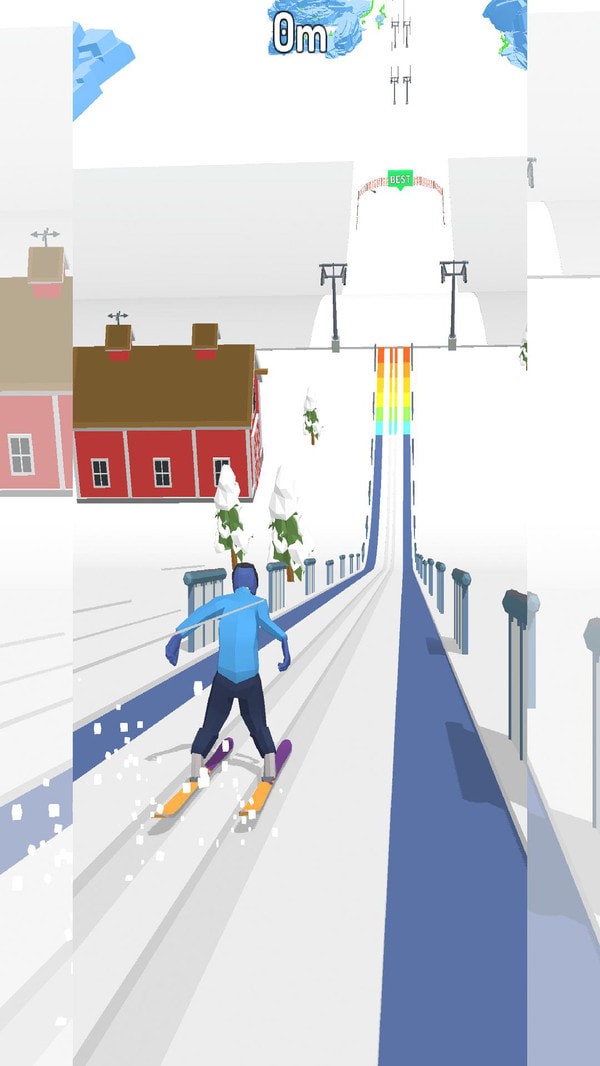 跳台滑雪3D-游戏截图3